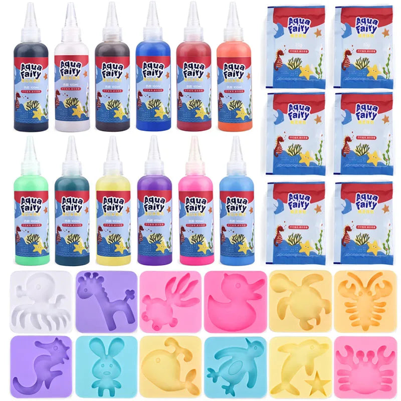 Kids Handmade DIY Craft Painting Stickers Montessori Education By Tillyboo
