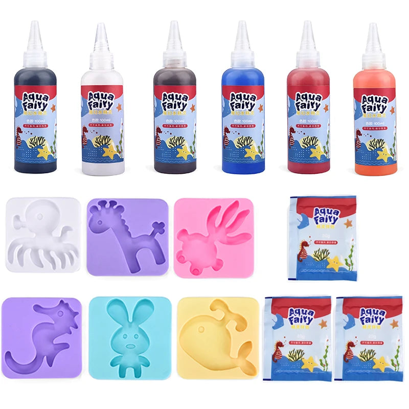 Kids Handmade DIY Craft Painting Stickers Montessori Education By Tillyboo