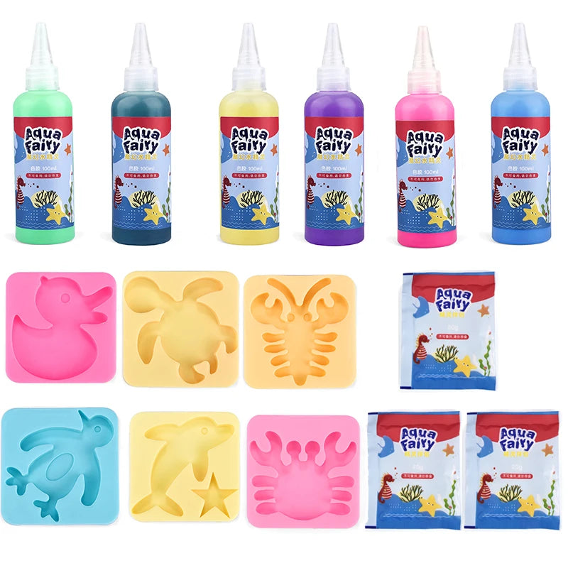 Kids Handmade DIY Craft Painting Stickers Montessori Education By Tillyboo