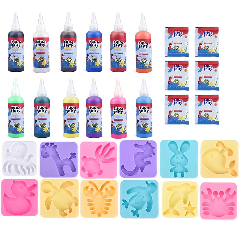 Kids Handmade DIY Craft Painting Stickers Montessori Education By Tillyboo