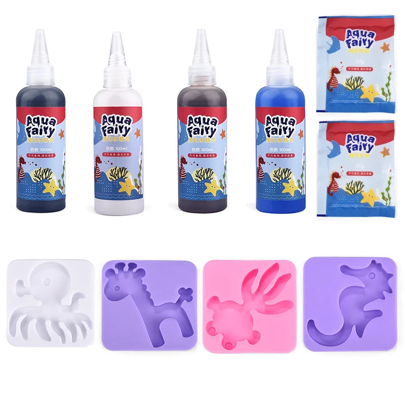 Kids Handmade DIY Craft Painting Stickers Montessori Education By Tillyboo