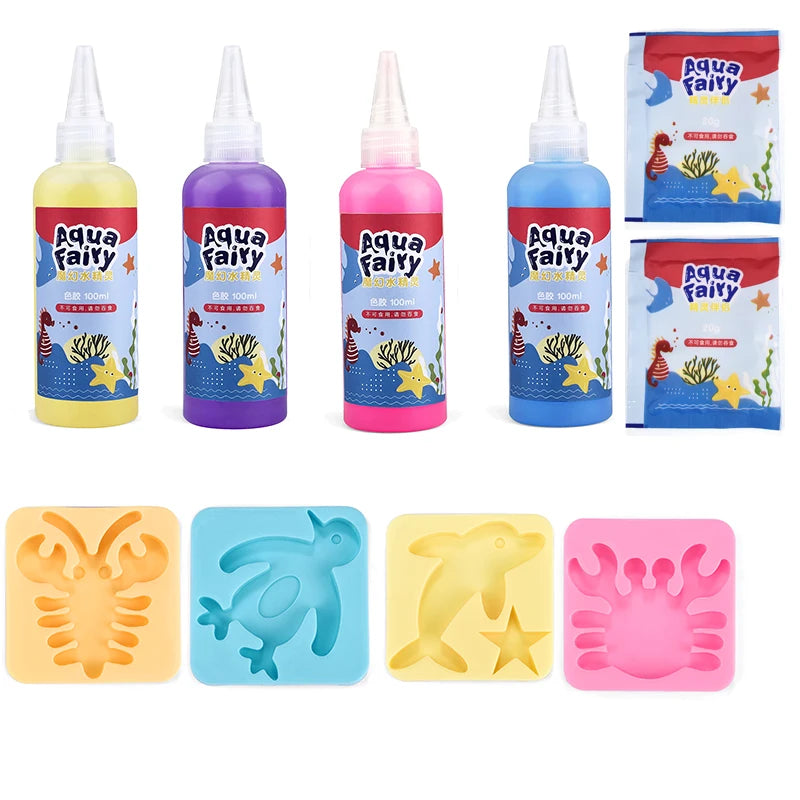 Kids Handmade DIY Craft Painting Stickers Montessori Education By Tillyboo